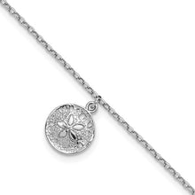 Load image into Gallery viewer, Sand Dollar- Sterling Silver Anklet