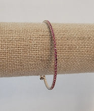 Load image into Gallery viewer, Rhinestone Chocolate Gold Finish Flexible Bracelet