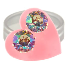 Load image into Gallery viewer, Topaz with Pink Bling Earrings - JoJoLovesYou