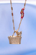 Load image into Gallery viewer, The Wizard of Oz™ Dorothy &amp; Toto Basket Pendant - Alex and Ani