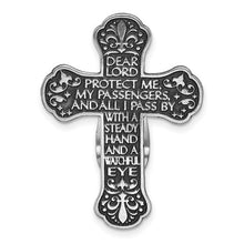 Load image into Gallery viewer, Travelers Prayer Cross Visor Clip