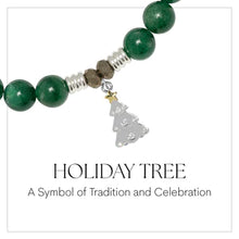 Load image into Gallery viewer, Christmas Tree Silver Charm Bracelet  - TJazelle