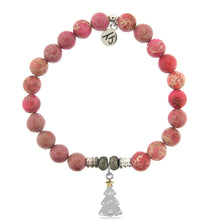 Load image into Gallery viewer, Christmas Tree Silver Charm Bracelet  - TJazelle