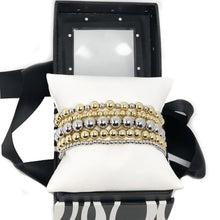 Load image into Gallery viewer, Two Tone Beaded Stretch Bracelets - Love Lisa