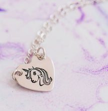 Load image into Gallery viewer, Unicorn Necklace - Sterling Silver