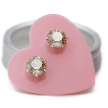 Load image into Gallery viewer, Vanilla Ultra Mini Bling Earrings - JoJoLovesYou