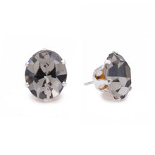 Load image into Gallery viewer, Hazel Oval Bling Earrings