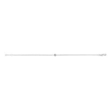 Load image into Gallery viewer, Delicate Solo Diamond Bracelet - 14K White Gold