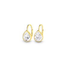 Load image into Gallery viewer, Clear Leverback Drop Earrings Medium - Chloe &amp; Lois