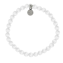 Load image into Gallery viewer, Wish Stacker with White Cats Eye - TJazelle HELP Collection