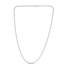 Load image into Gallery viewer, 14K 2.74mm Fancy Ice Chain Necklace - 2.74mm 14K White Gold