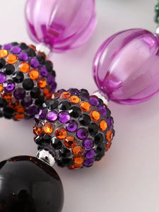 Halloween Witch Bubble Chunky Necklace