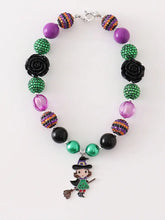 Load image into Gallery viewer, Halloween Witch Bubble Chunky Necklace