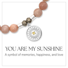Load image into Gallery viewer, 'You Are My Sunshine' Silver Charm Bracelet - TJazelle