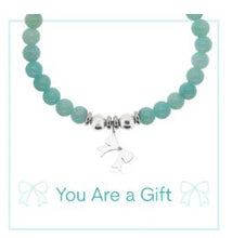 Load image into Gallery viewer, You Are A Gift Bow Charm Bracelet - TJazelle HELP Collection