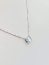 Load image into Gallery viewer, Diamond Emette Pendant- 14K White Gold