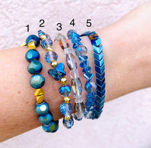 Load image into Gallery viewer, River Blue $10 Stretch Bracelet