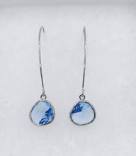 Load image into Gallery viewer, Cornflower   - Gemstone Threader Earring
