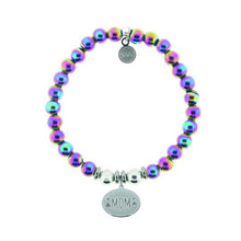 Load image into Gallery viewer, Mom Silver Charm Bracelet - TJazelle HELP Collection