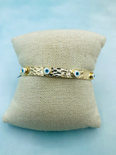 Load image into Gallery viewer, Evil Eye Cuff Bracelet