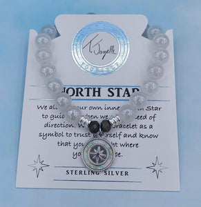 North Star Silver Charm Bracelet - TJazelle