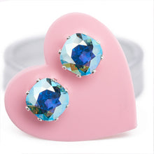 Load image into Gallery viewer, Frozen Mini Cushion Bling Earrings - JoJoLovesYou