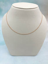 Load image into Gallery viewer, Adjustable Rose Gold Wheat Chain - 14K
