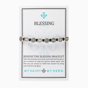 MSMH Benedictine Blessing Bracelet - Silver Medals