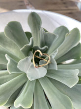 Load image into Gallery viewer, Lotus Love Open Heart Ring - Gold Filled