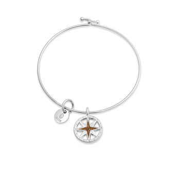 Sicily, Italy Beach Dune Compass Sand Bangle