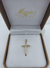 Load image into Gallery viewer, Solid Crucifix- 14k Gold