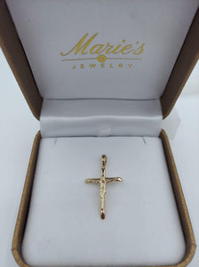 Solid Crucifix- 14k Gold