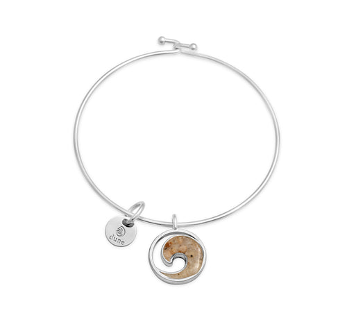 Chesapeake Beach VA Wave Dune Beach Sand Bangle