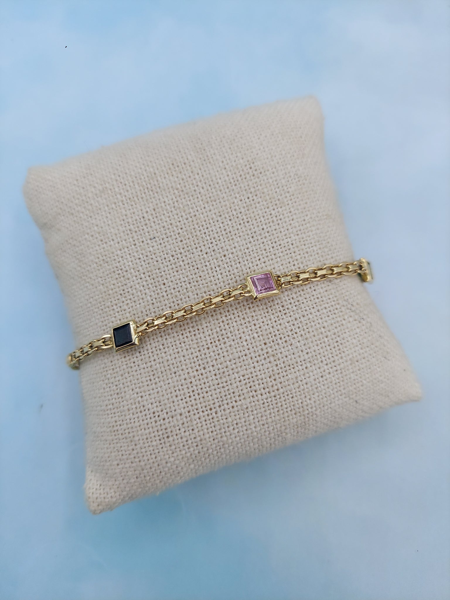 One Bracelet, Multi-colored, Rose-gold tone plated – Marie's Jewelry Store
