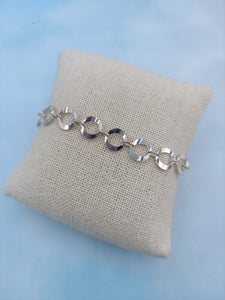 7" Circle Link Bracelet - Sterling Silver