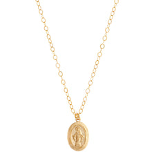 Load image into Gallery viewer, Mini Mary Charm Necklace : 14k Gold Filled