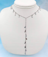 Load image into Gallery viewer, Celestial Y Chain Necklace - Sterling Silver
