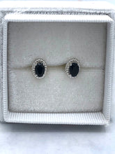 Load image into Gallery viewer, Onyx Sterling Silver Earrings