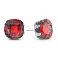 Load image into Gallery viewer, Plaid You’re Here Cushion Bling