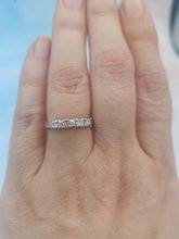 Load image into Gallery viewer, Five Stone Diamond Band - 14K White Gold