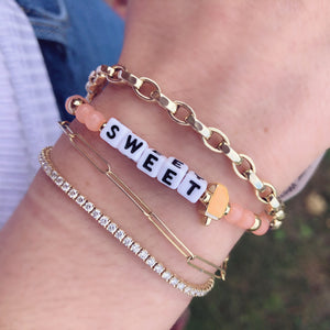 "Sweet" - Creamsicle LWP Bracelet