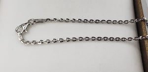 Sterling Silver Italian Horn on 18" Italian Cable Chain