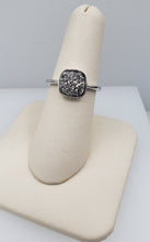 Load image into Gallery viewer, TJazelle Adjustable Silver Druzy Ring