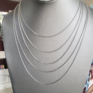 Sterling Silver Italian Cable Chain