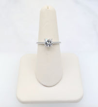 Load image into Gallery viewer, 14K White Gold Brilliant Round Engagement Ring