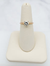 Load image into Gallery viewer, 14K Rose Gold Solitaire Round Engagement Ring