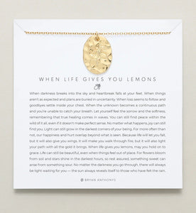 When Life Gives You Lemons Necklace
