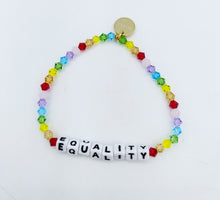 Load image into Gallery viewer, Equality LWP Rainbow Bracelet