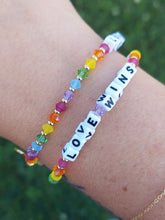 Load image into Gallery viewer, Love Wins Exclusive Marie&#39;s LWP Rainbow Bracelet