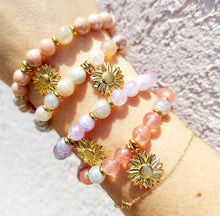 Load image into Gallery viewer, Gold Sunflower Charm Bracelet - Marie&#39;s TJazelle Exclusive